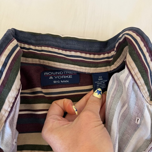 Oversized striped button down - Picture 3 of 4